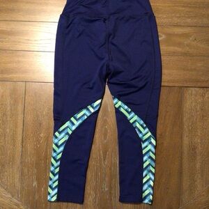 Jockey Blue Track Pants with Chevron Pattern